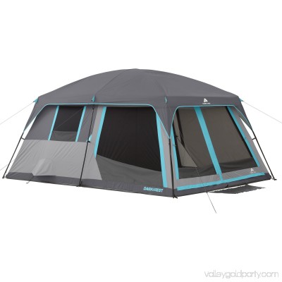 Ozark Trail 14' x 10' Half Dark Rest Frp Cabin Tent, Sleeps 10 563420555